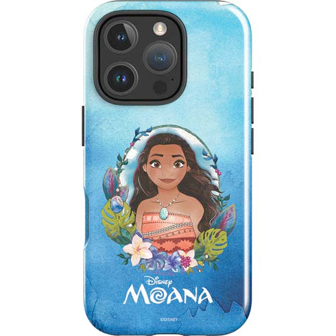 Disney Princess Moana Portrait iPhone 16 Pro Max Impact Case